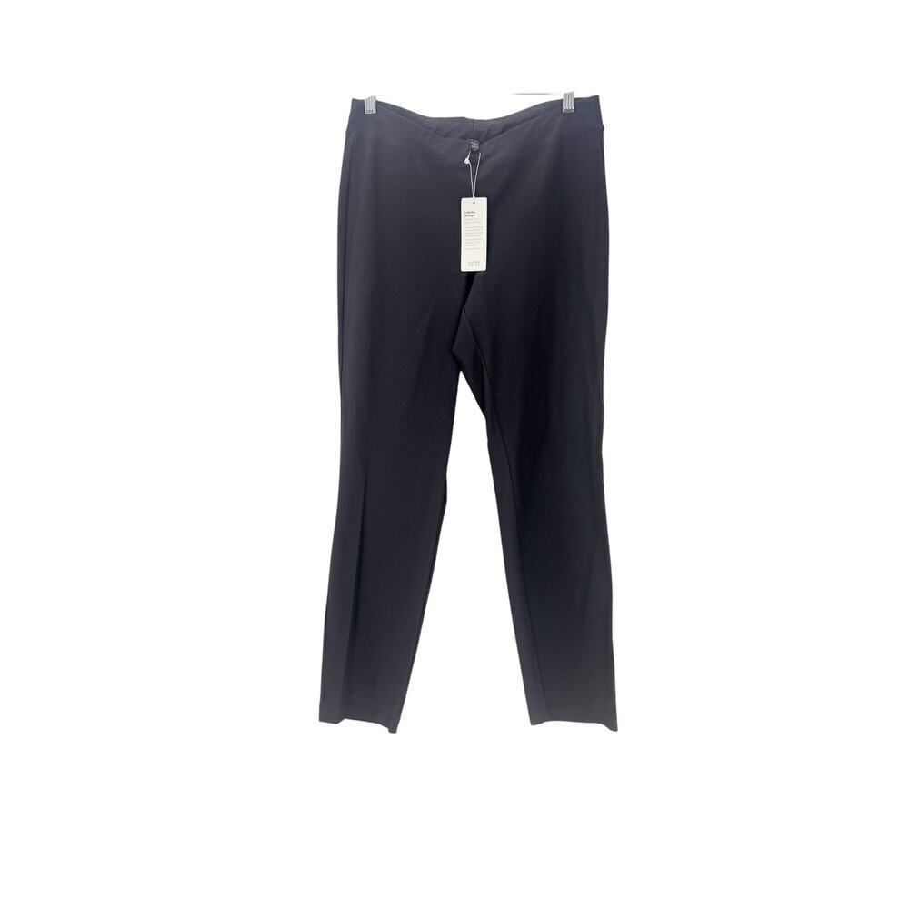 Eileen Fisher Washable Stretch Crepe Slim Ankle Pant Dark Gray Size S/P NWT